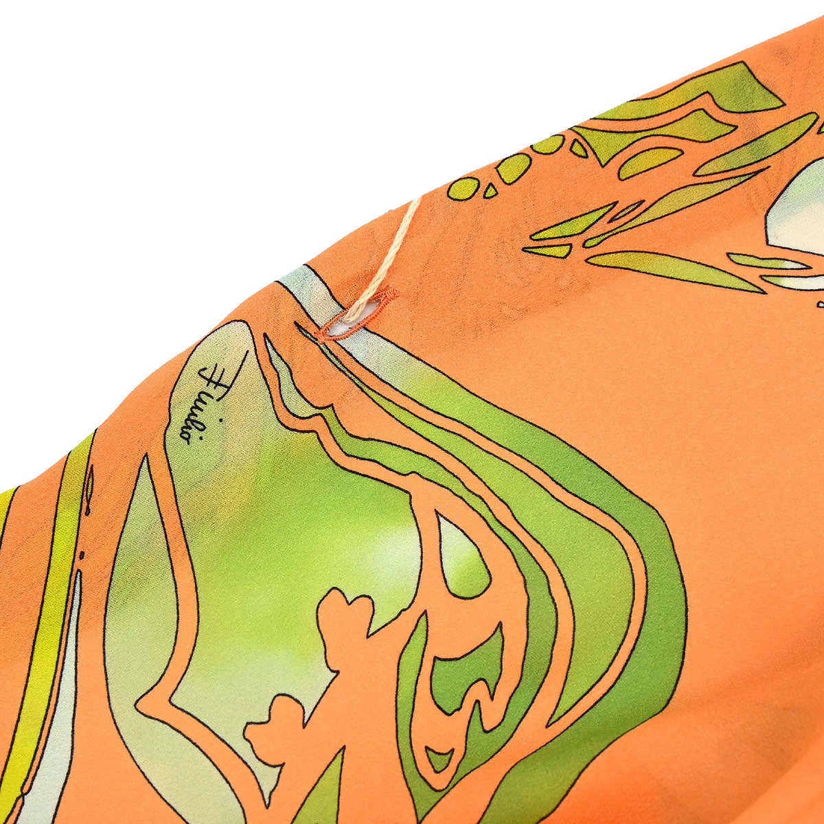 Emilio Pucci Sleeveless Mini Dress Orange #38