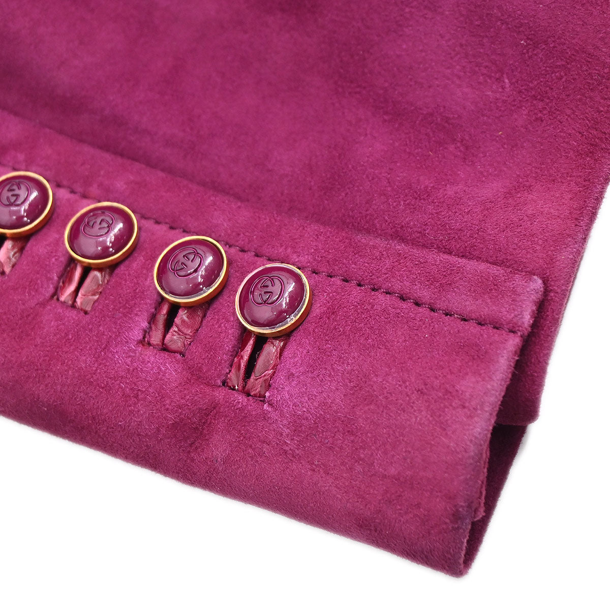 Gucci * Single Breasted Jacket Purple #38