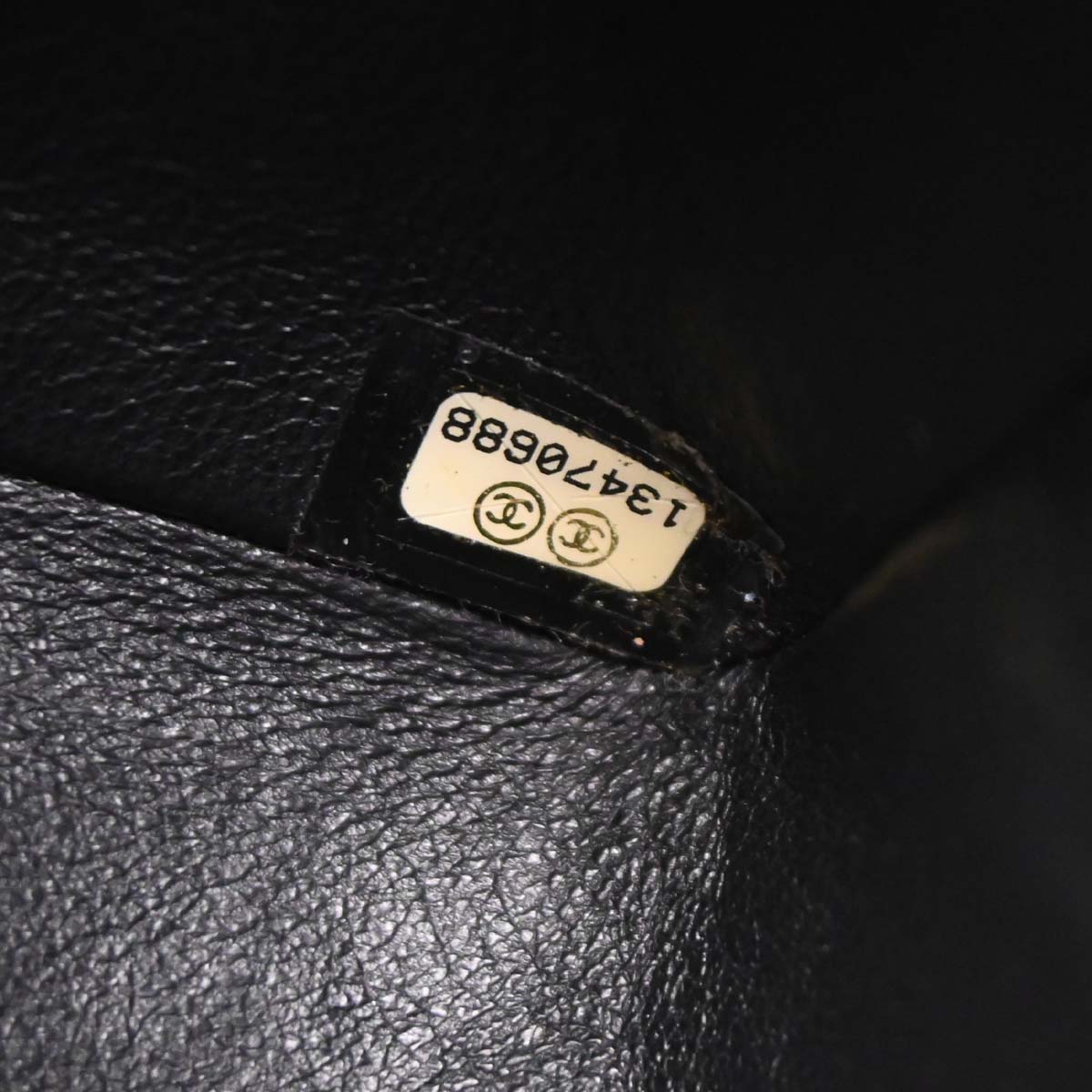 Chanel Black Camellia Embossed Lambskin Medium Classic Double Flap Bag