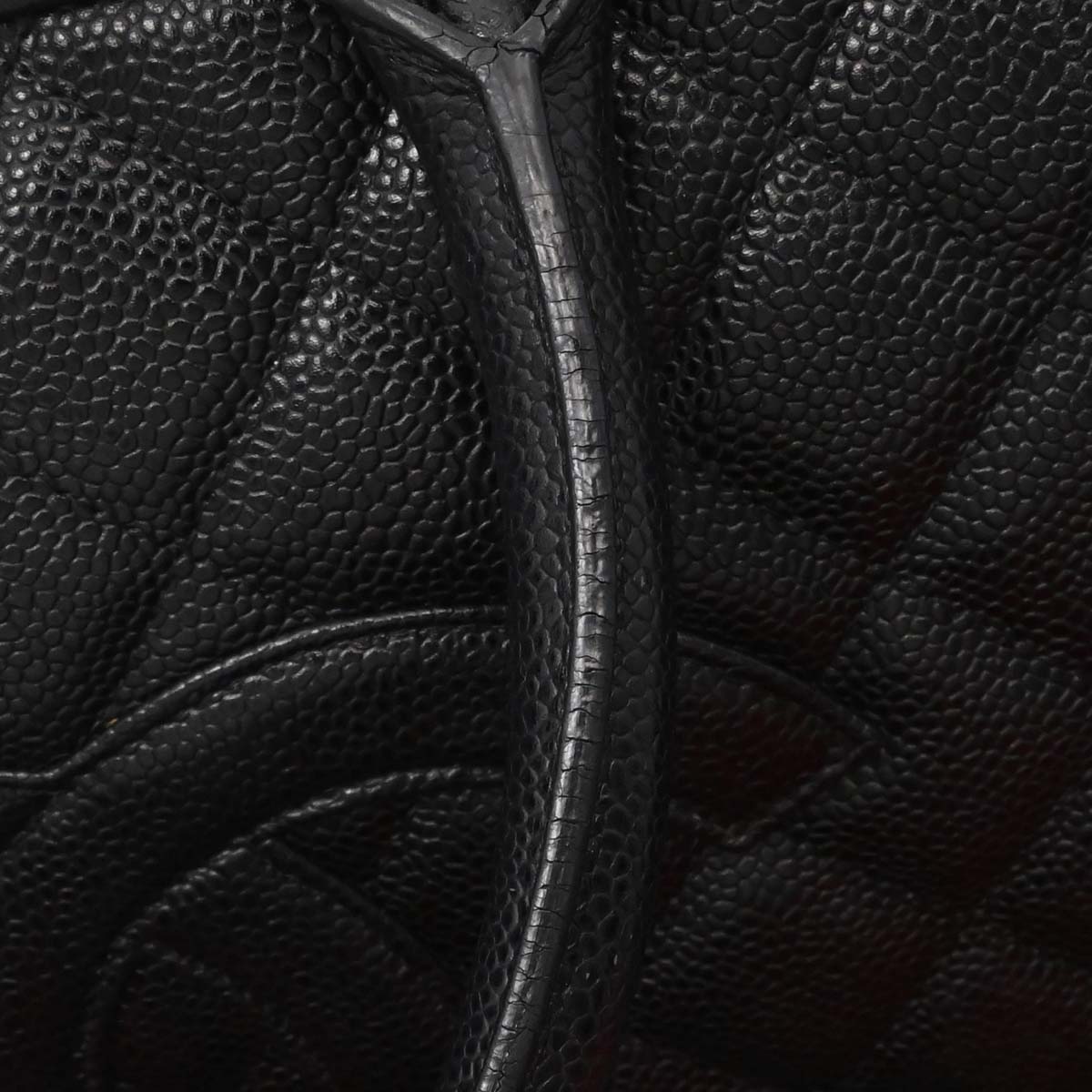 Chanel Black Caviar Skin Bowling Bag 37