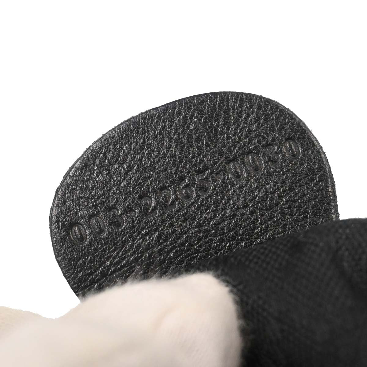 Gucci Black Leather Bamboo Backpack