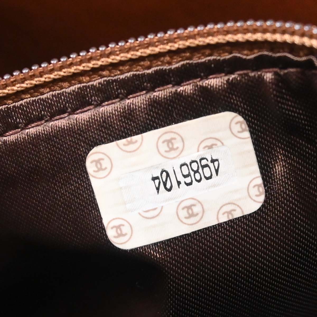 Chanel Brown Lambskin Shoulder Bag