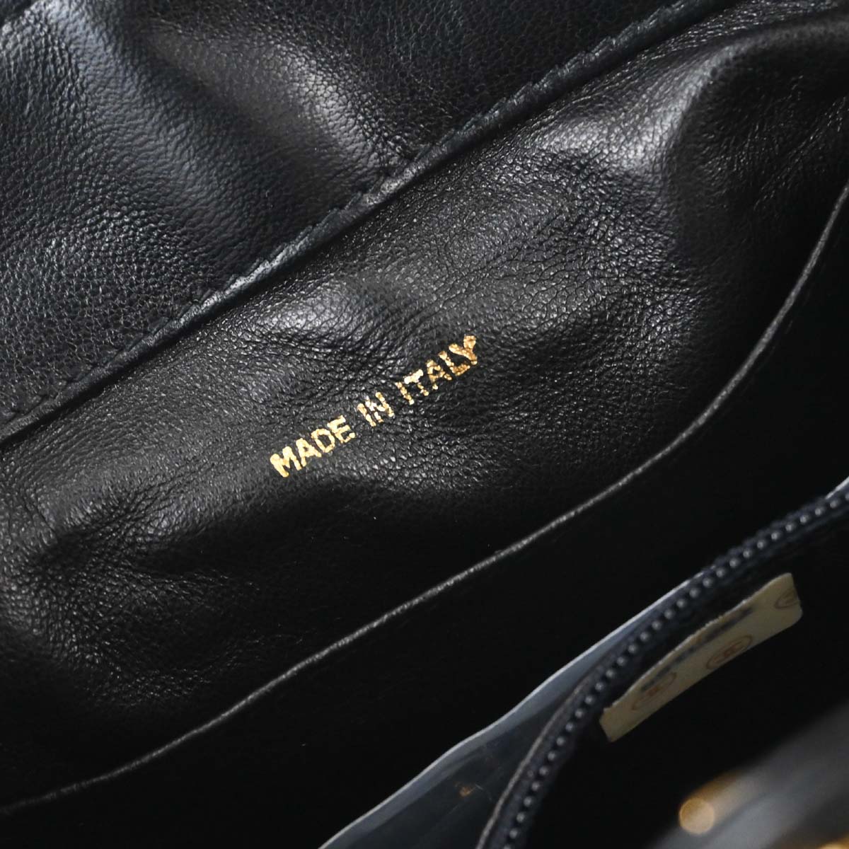 Chanel 1991-1994 Black Lambskin Shoulder Bag