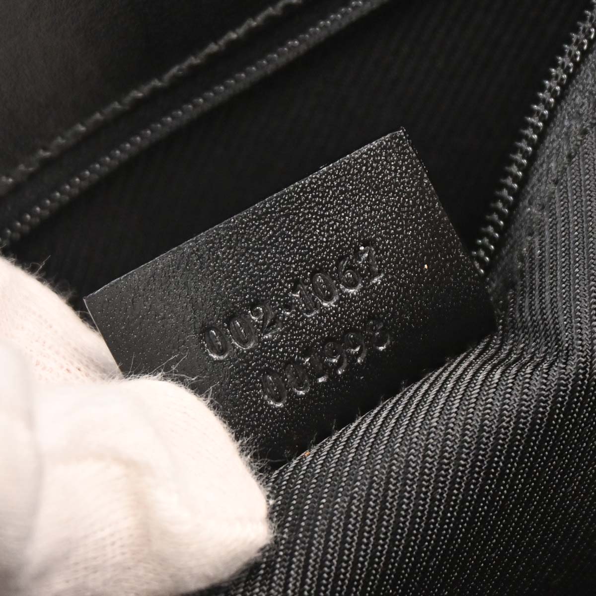 Gucci Black GG Canvas Jackie Handbag