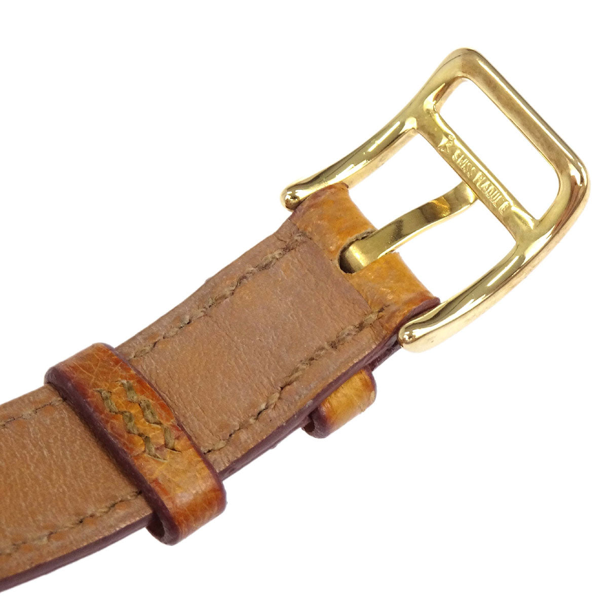 Hermes * Ostrich Kelly Watch Quartz Watch Beige