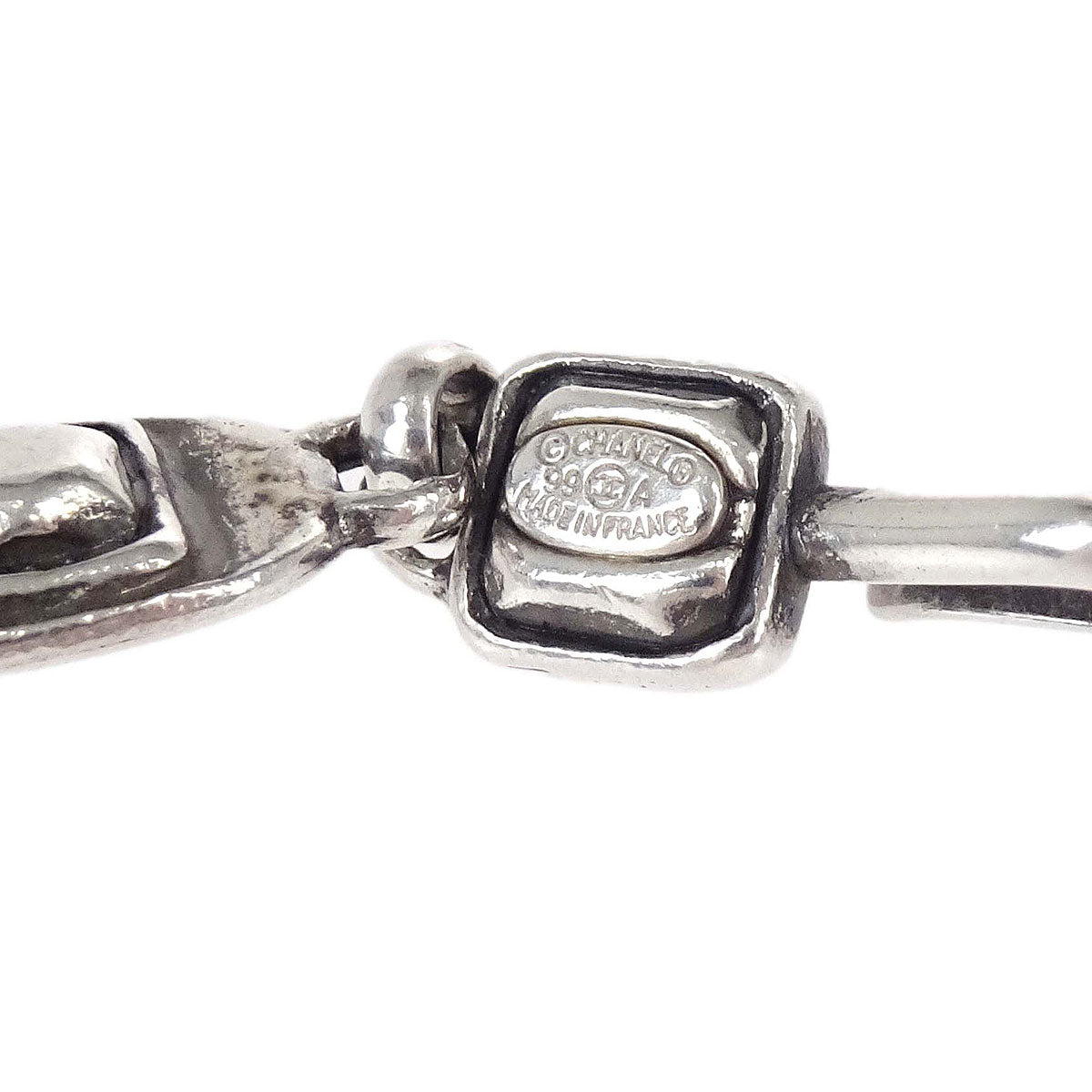 Chanel 1999 CC Chain Necklace Silver