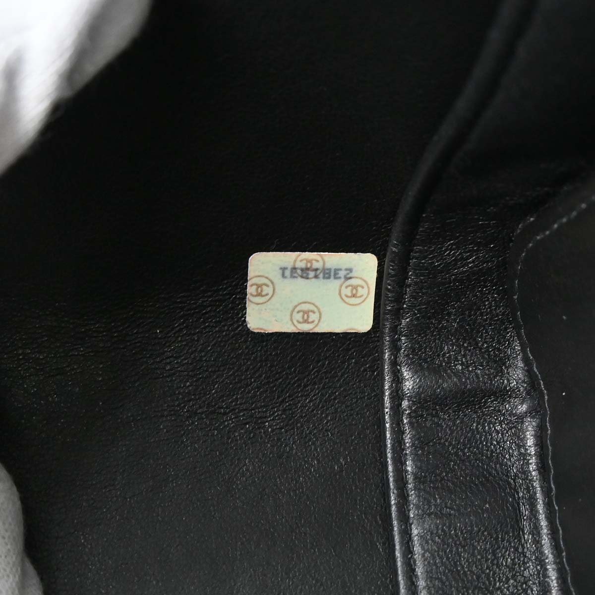 Chanel 1991-1994 Black Lambskin Shoulder Bag