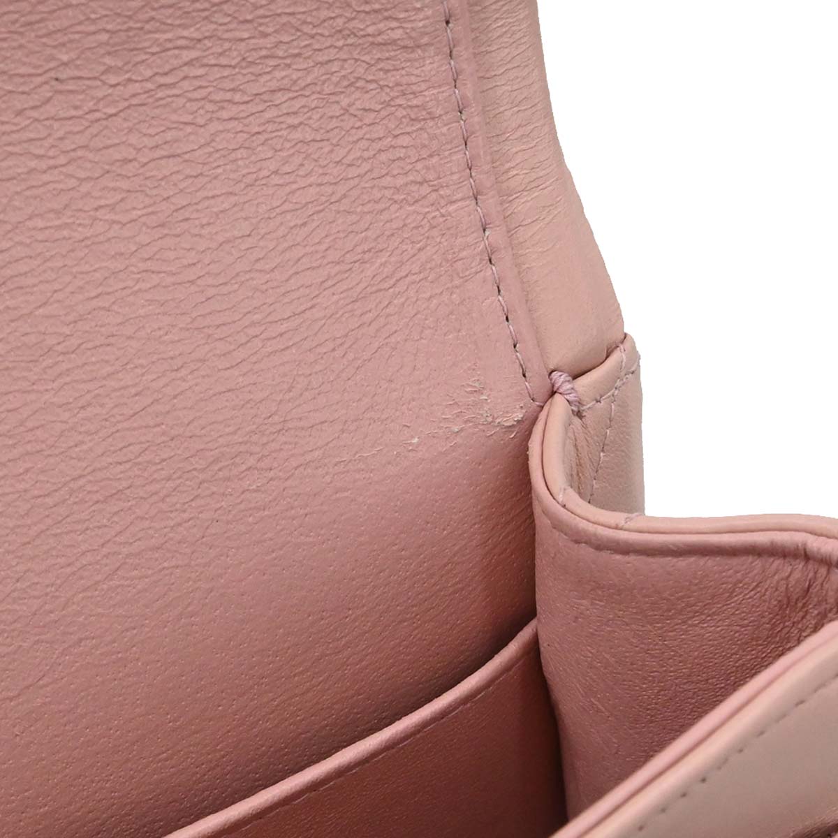 Chanel 2000-2002 Pink Lambskin Medium Classic Double Flap Shoulder Bag