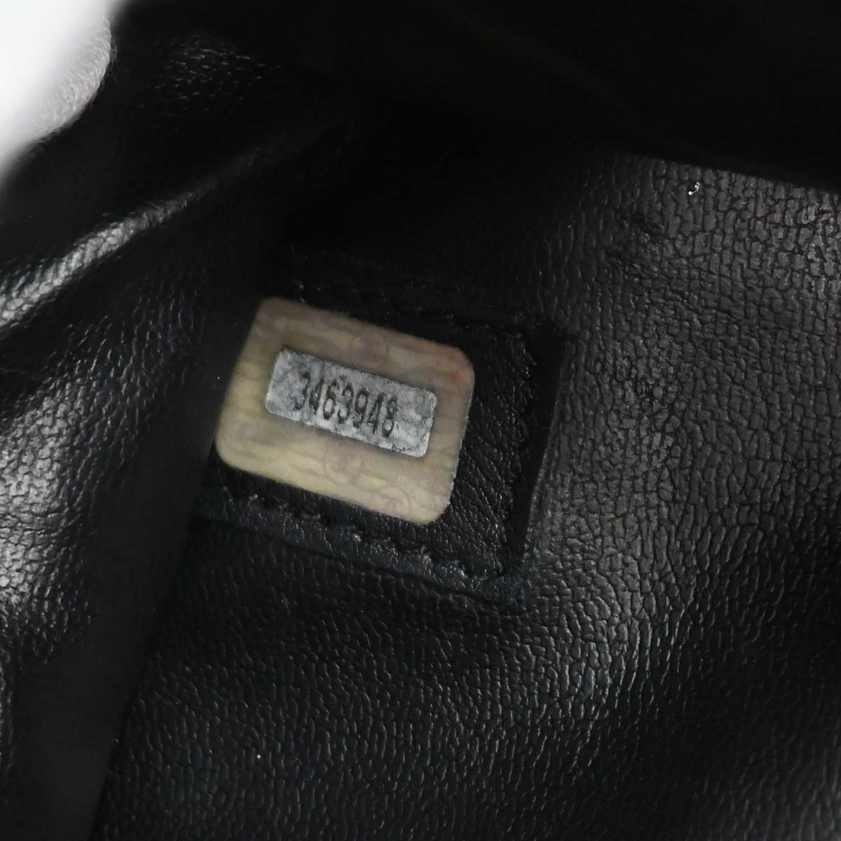 Chanel 1994-1996 Black Lambskin Bicolore Supermodel Shoulder Bag