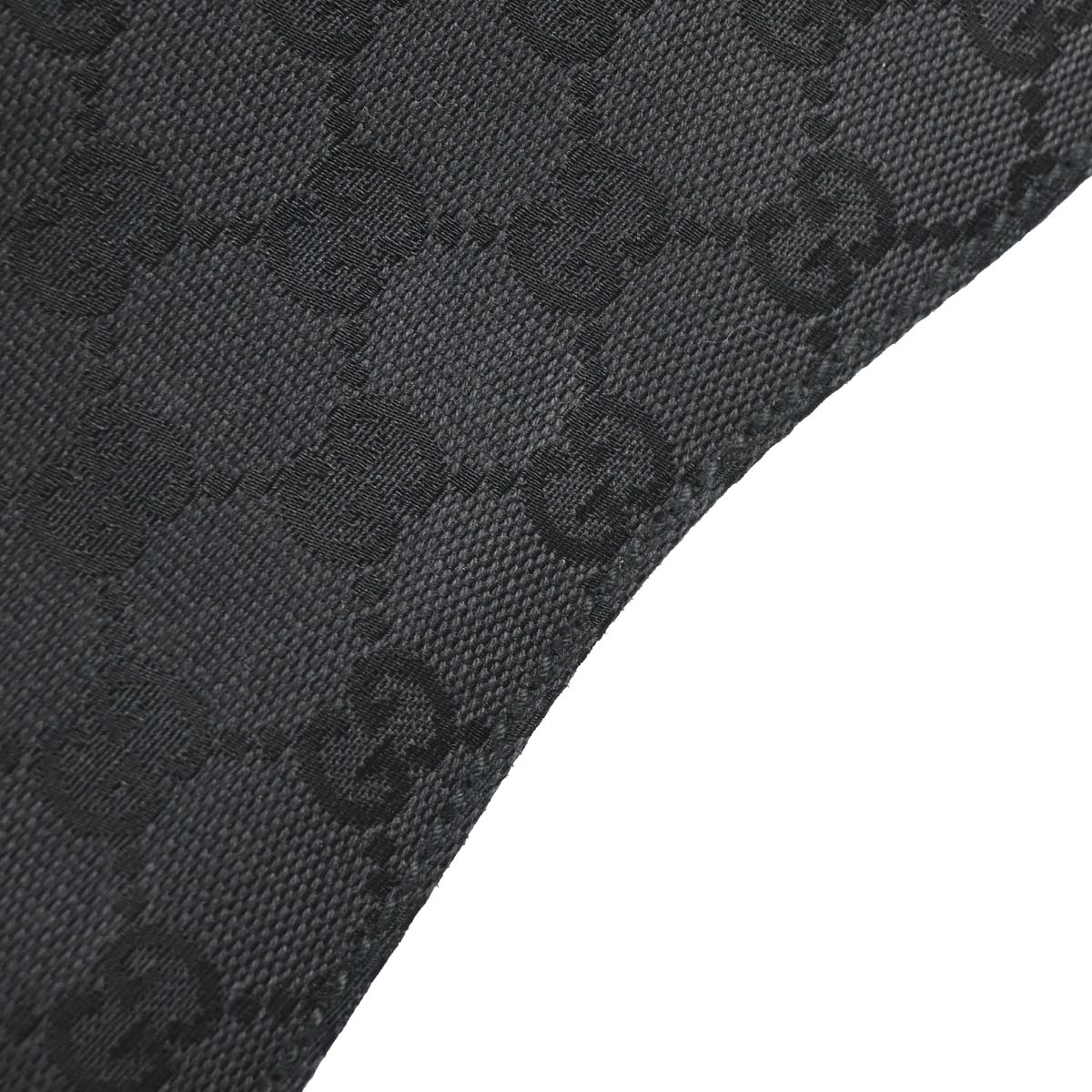 Gucci Black GG Canvas Horsebit Handbag