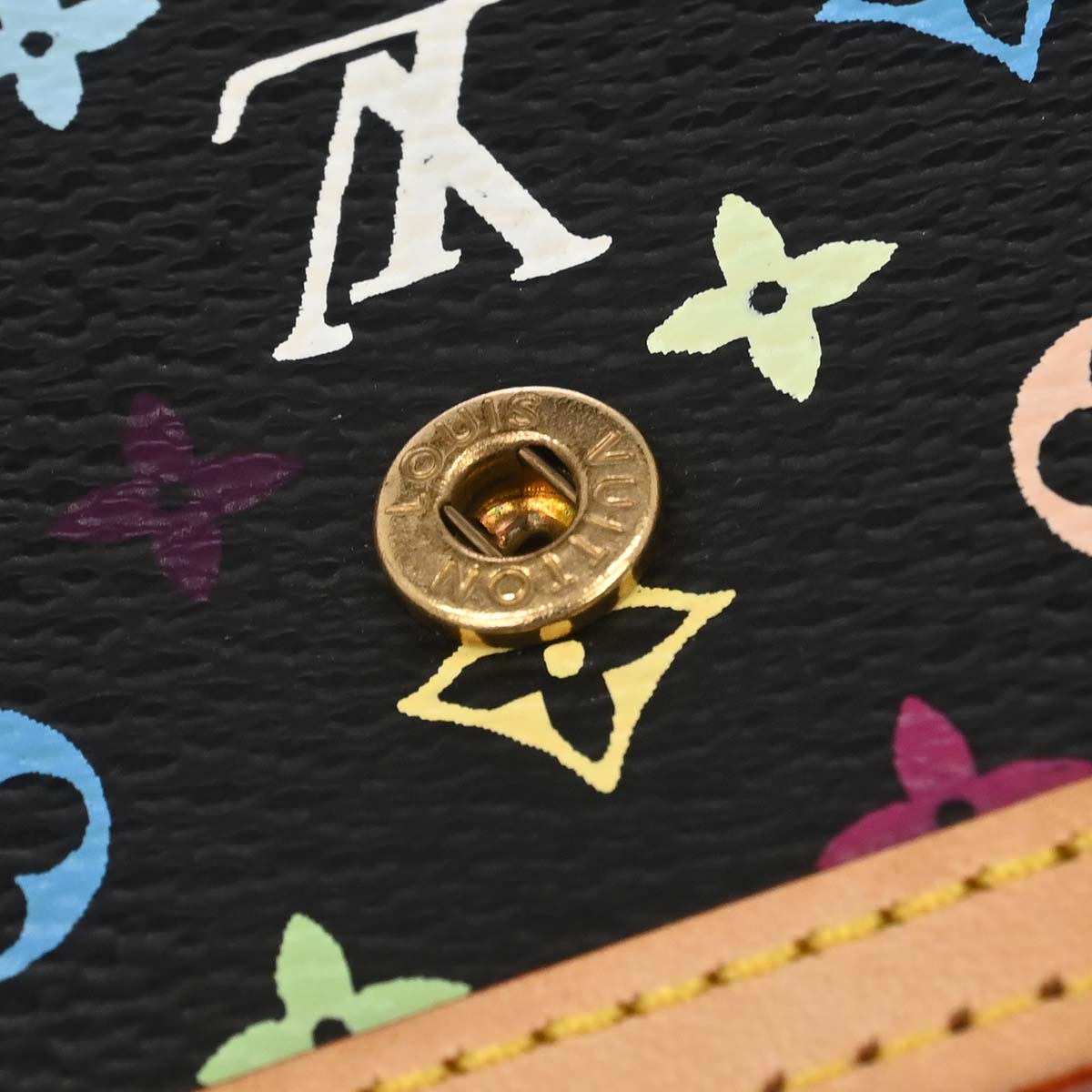 Louis Vuitton Black Multicolor Portefeuille Viennois Wallet M92988