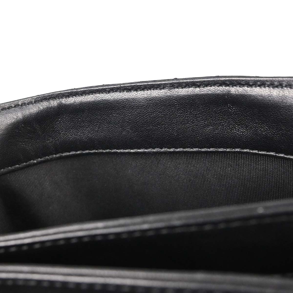 Chanel 2018 Black Lambskin Top Handle 2way Shoulder Handbag