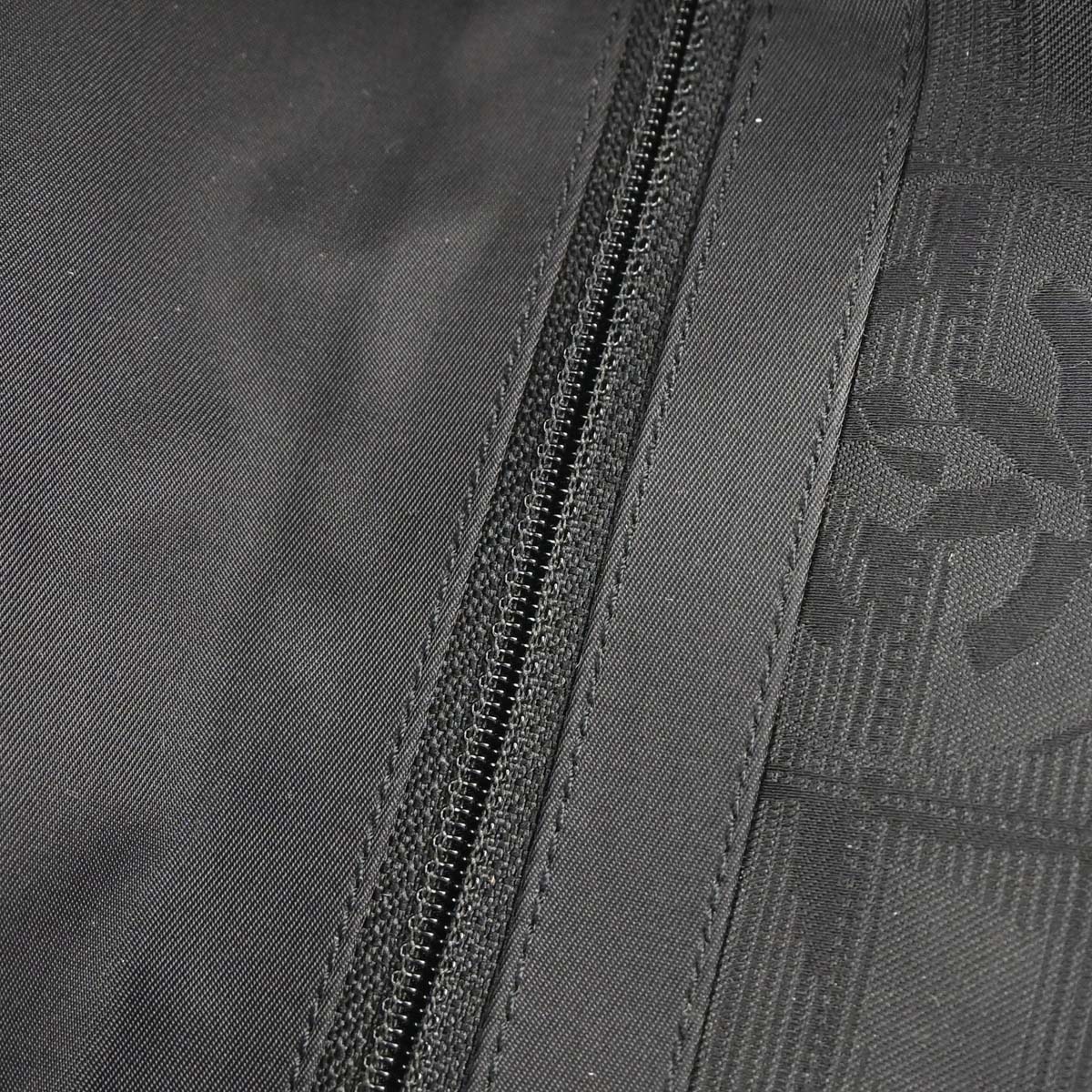 Chanel 2005-2006 Black Jacquard Nylon Travel Line Tote Handbag
