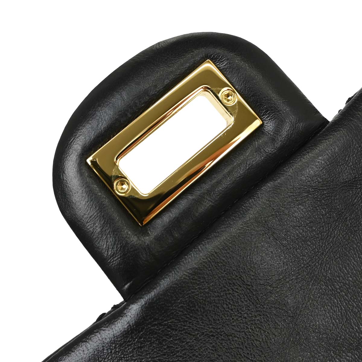 Chanel 2019 Black Calfskin Mademoiselle Lock Shoulder Bag