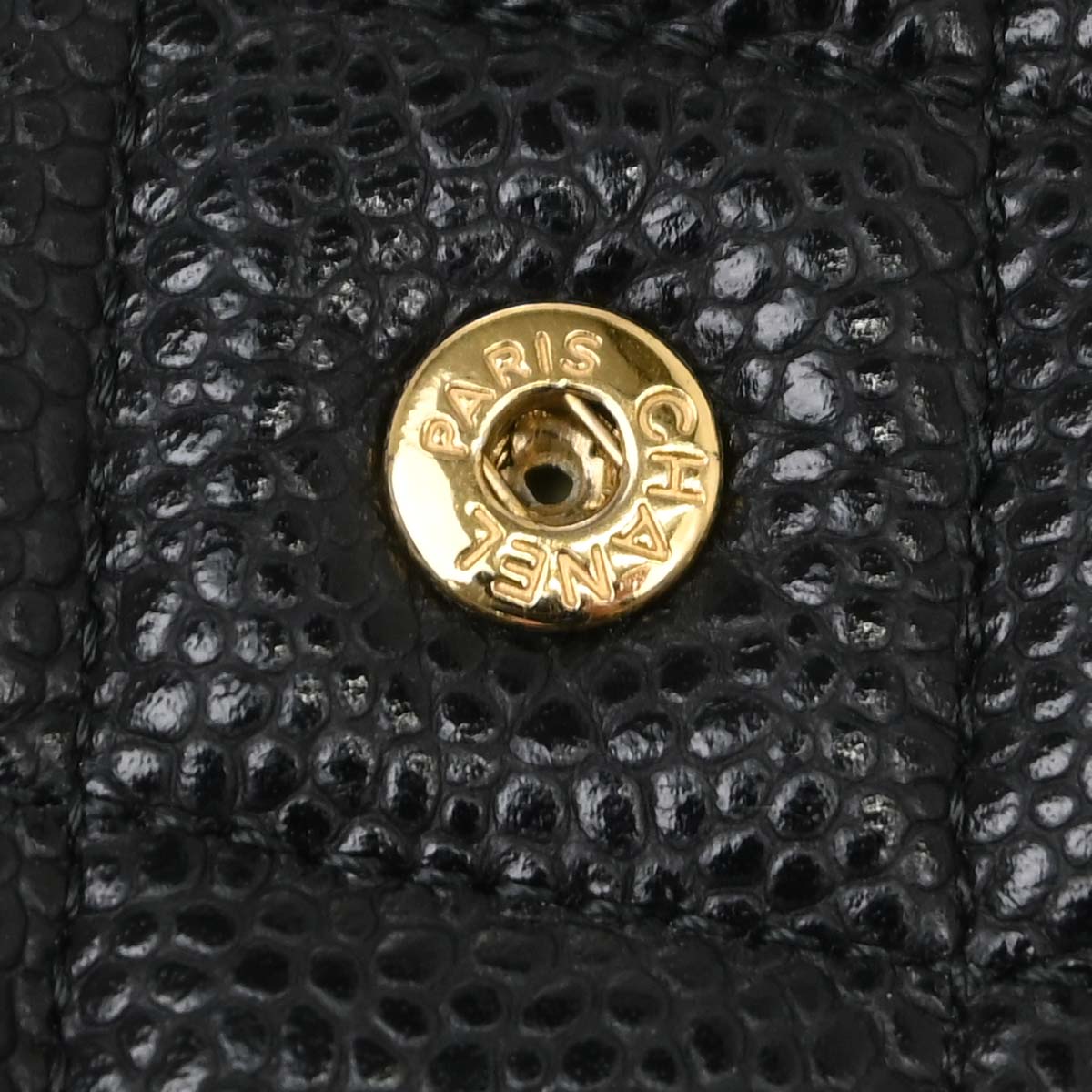 Chanel 2018-2019 Black Caviar Skin Classic WOC Wallet on Chain Bag