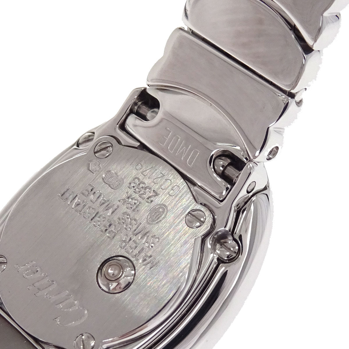 Cartier Mini Baignoire 18mm Ref.2369 Quartz Watch 18KWG Diamond