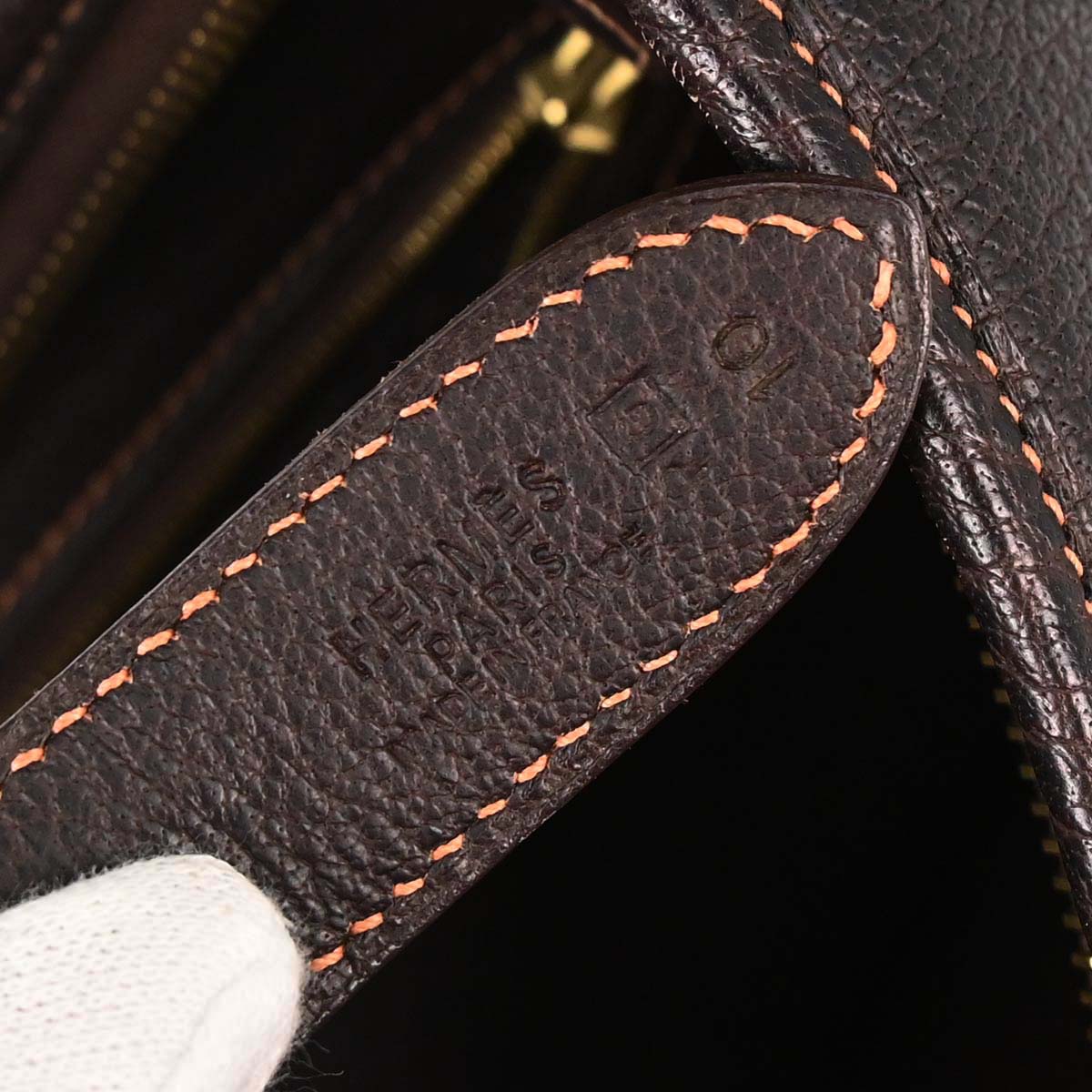 Hermes Havane Togo Trim 31 Shoulder Bag
