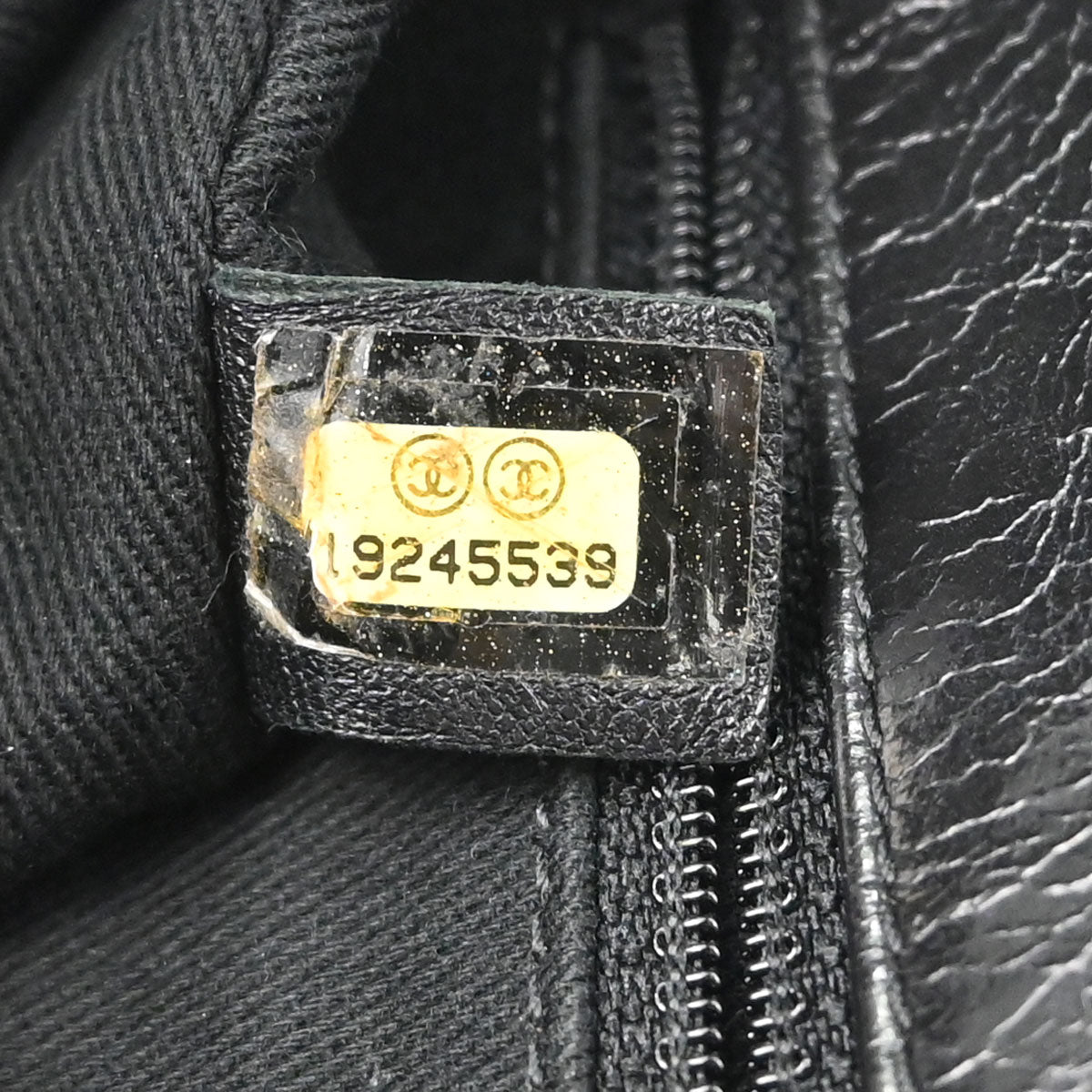 Chanel Black Calfskin Precious Symbols Shoulder Bag