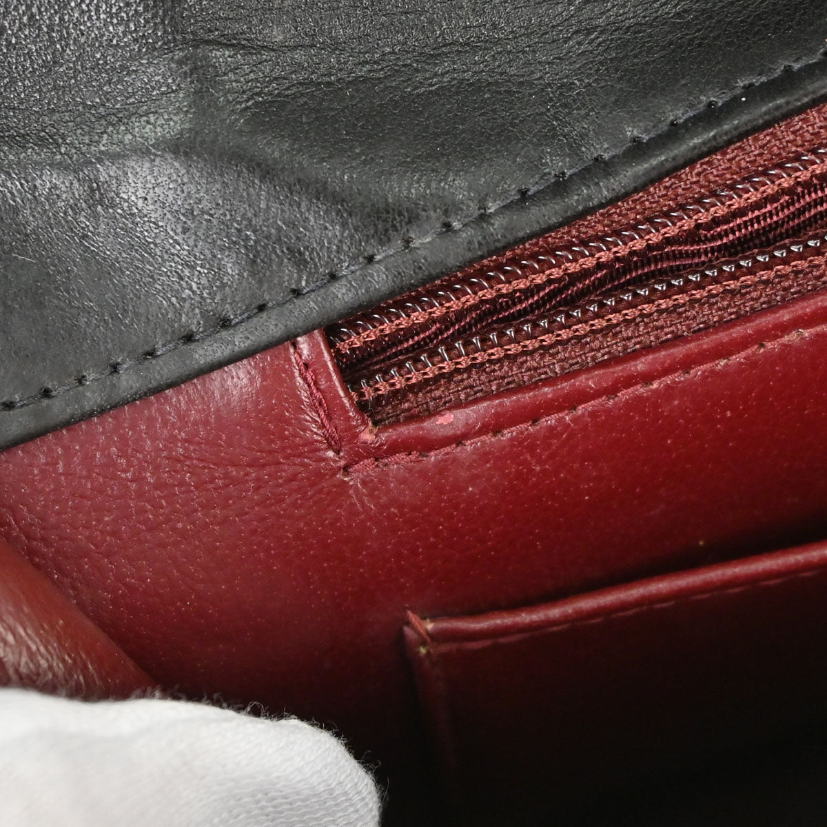 Chanel Black Lambskin Double Sided Handbag