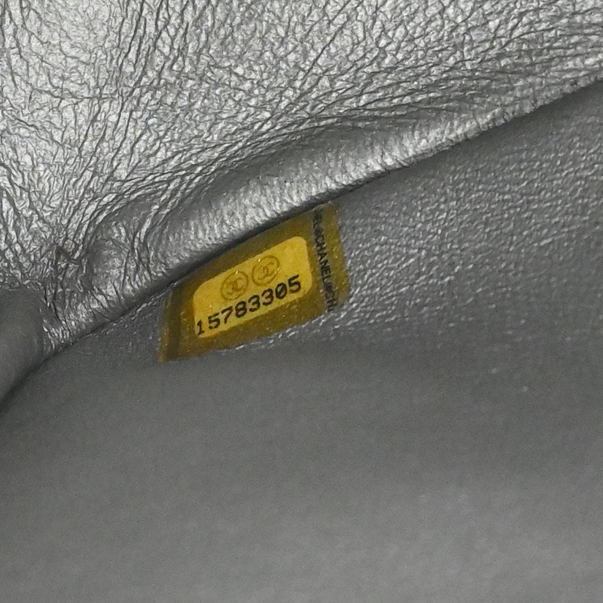 Chanel Silver Calfskin 2.55 Jumbo Classic Double Flap Shoulder Bag