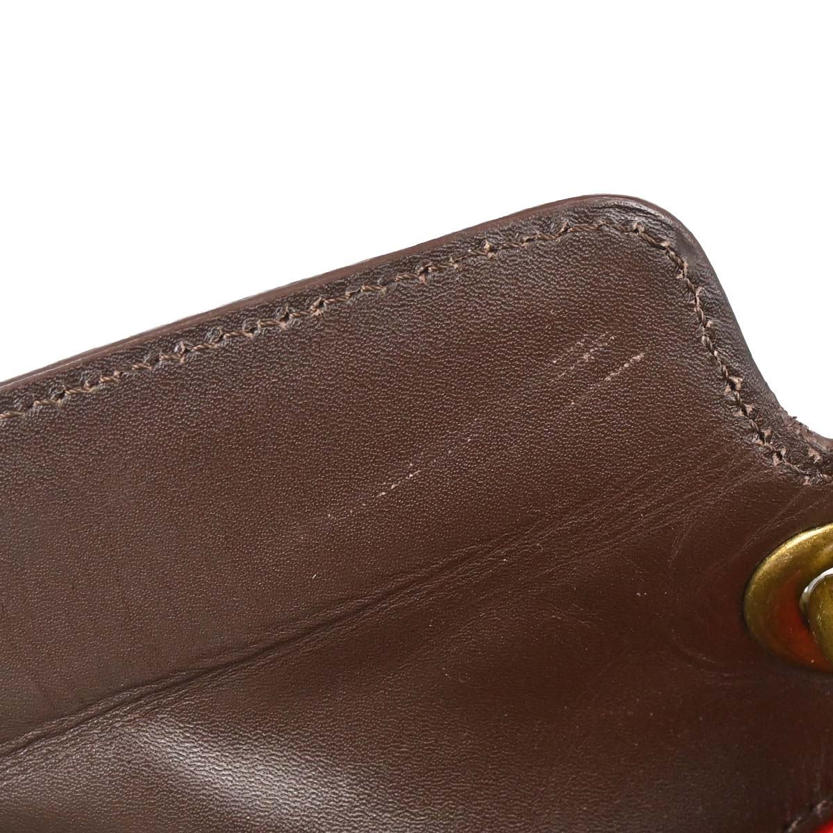Loewe Beige Brown Canvas Anagram Turnlock Handbag