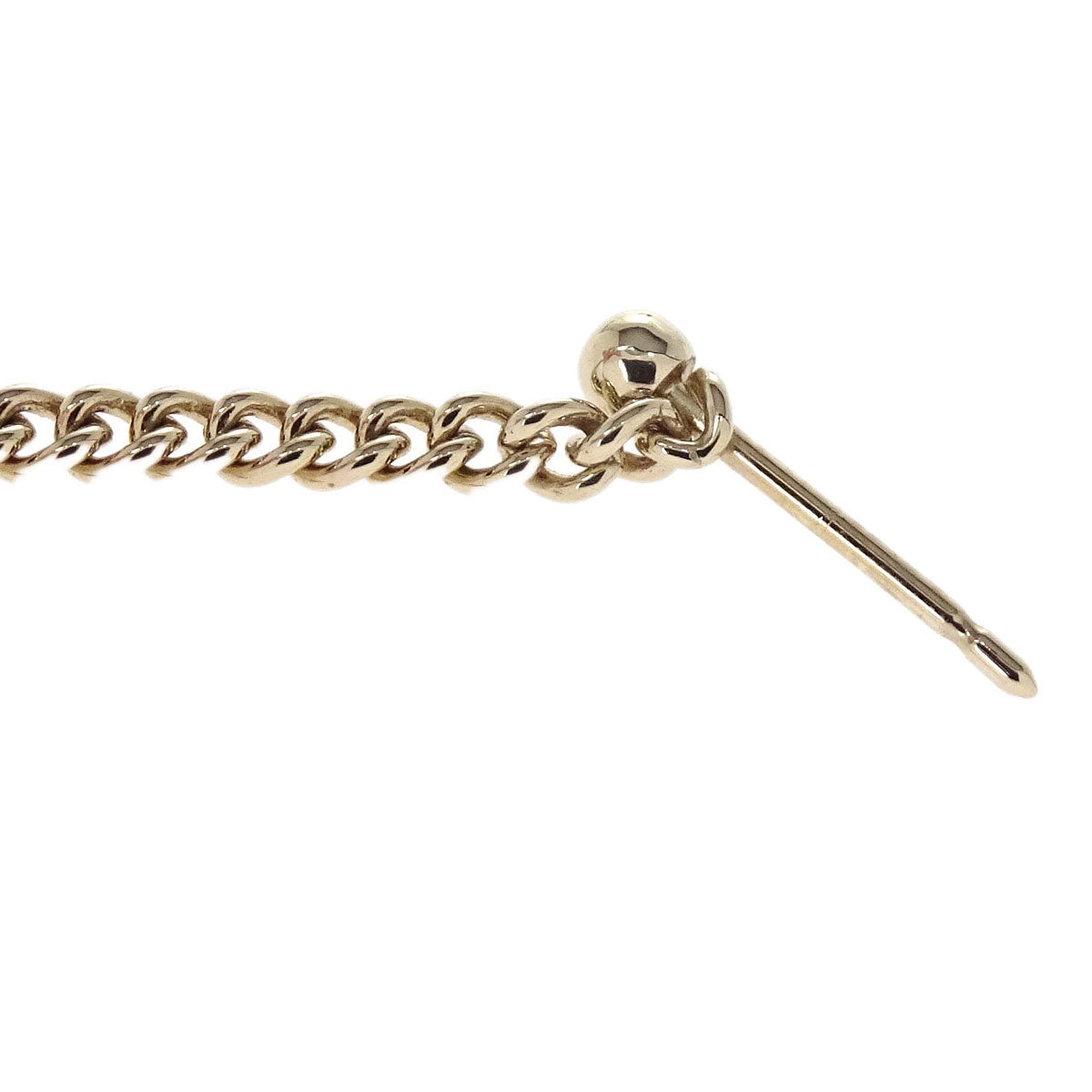 Chanel Dangle CC Pierced Earrings Gold