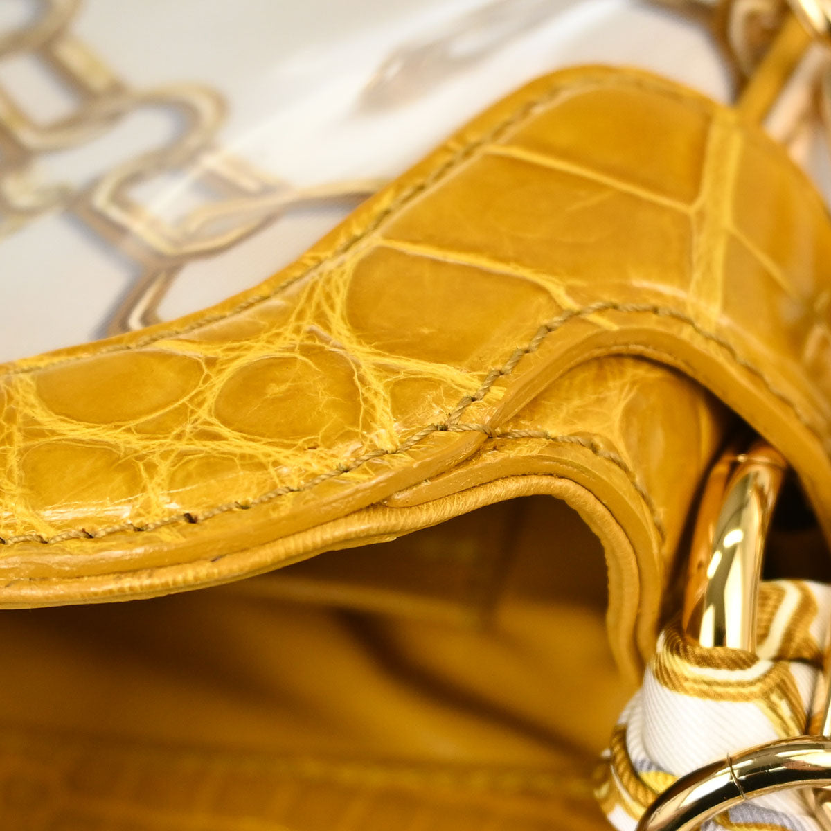 Louis Vuitton * Monogram Charms Crocodile Sackfrill Handbag M95151