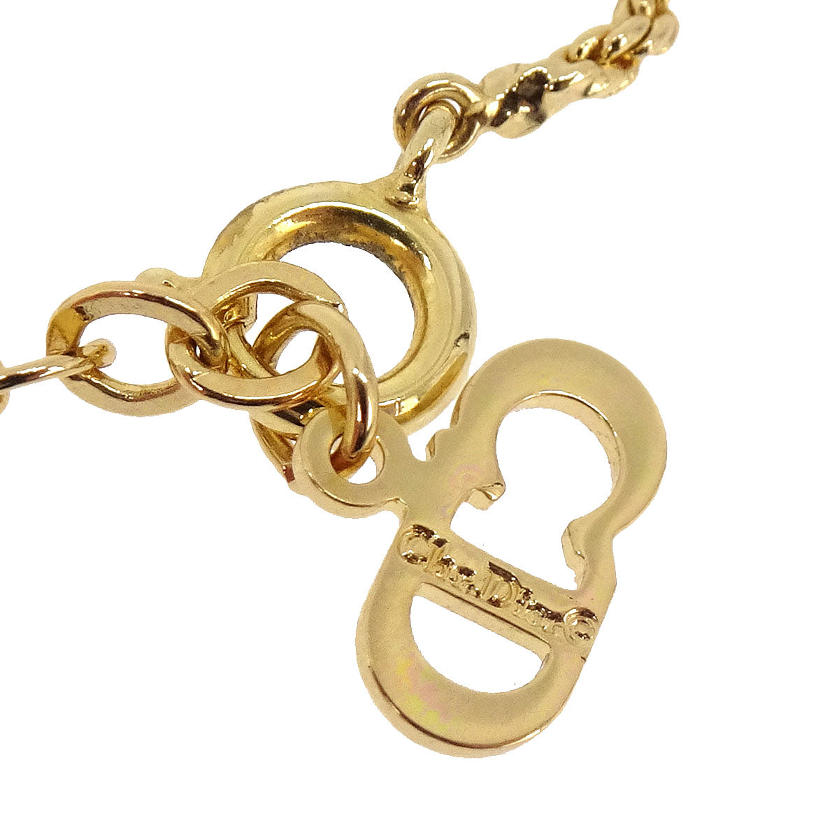 Christian Dior Necklace Pendant Gold