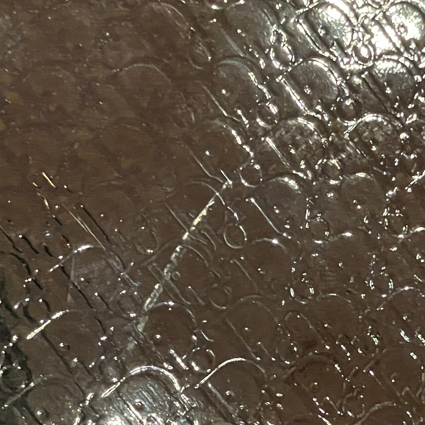 Christian Dior Black Patent Leather Trotter Malice Handbag