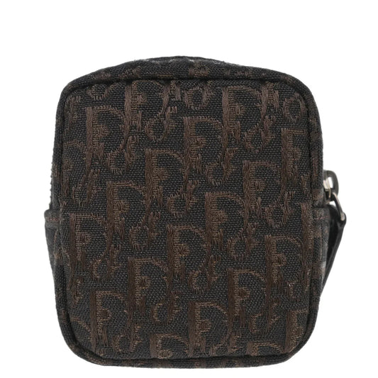 Christian Dior 2002 Brown Canvas Trotter Mini Pouch