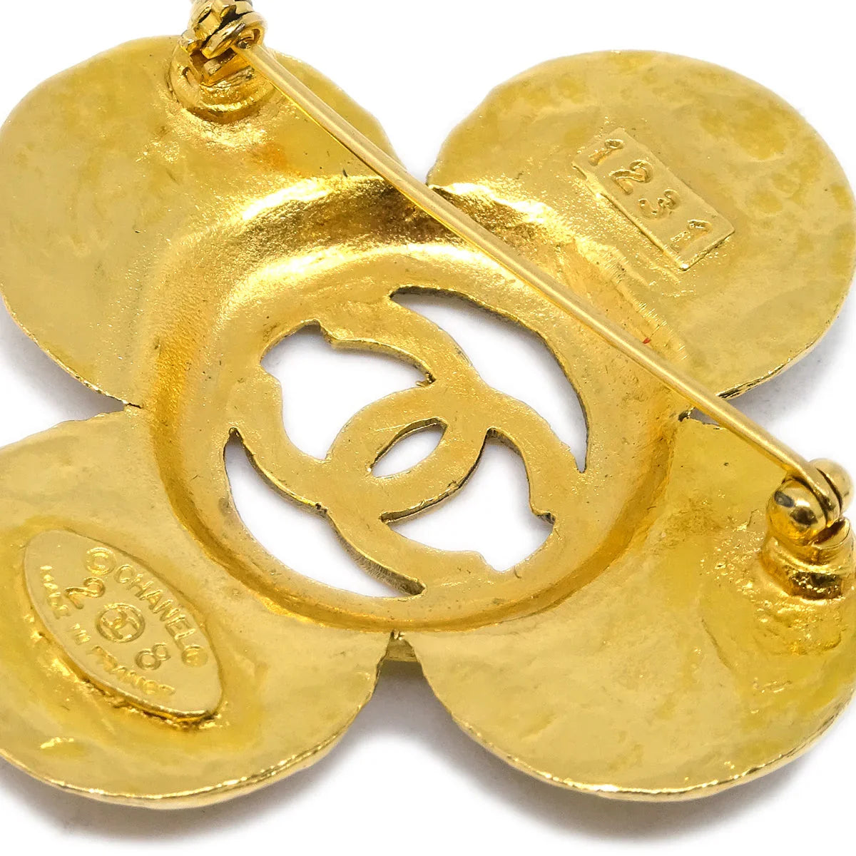 Chanel Brooch Pin Gold 1231/28