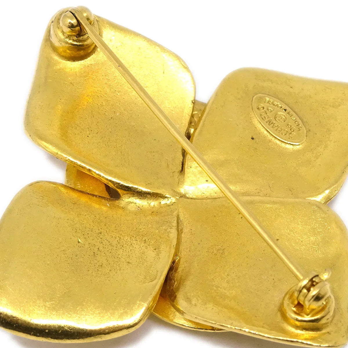 Chanel Brooch Pin Gold 96P