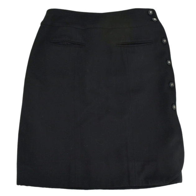激安価格の よしこCHANEL38サイズ（M）黒スカート ひざ丈スカート 