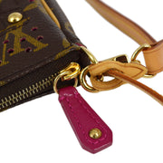 Louis Vuitton 2006 Monogram Perfo Pochette Accessoires 2way Shoulder Handbag M95183