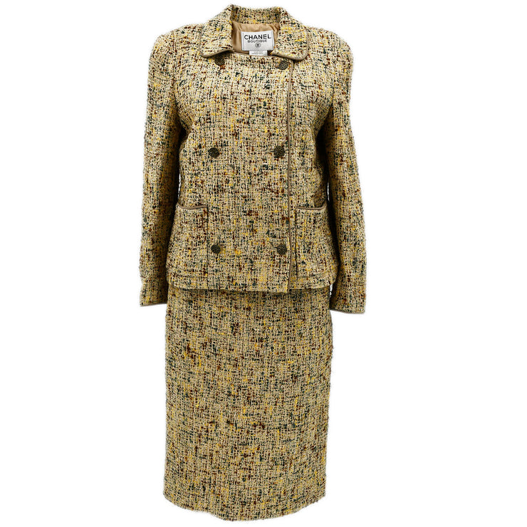 Chanel Fall 1998 jacket skirt suit #40