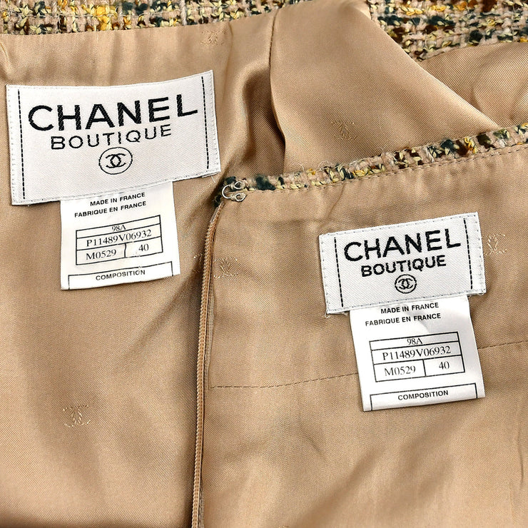 Chanel Fall 1998 jacket skirt suit #40