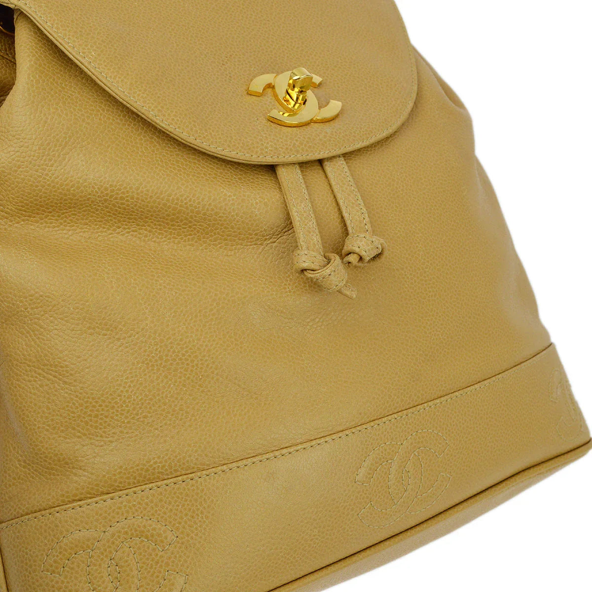 Chanel 1994-1996 Caviar Triple CC Backpack