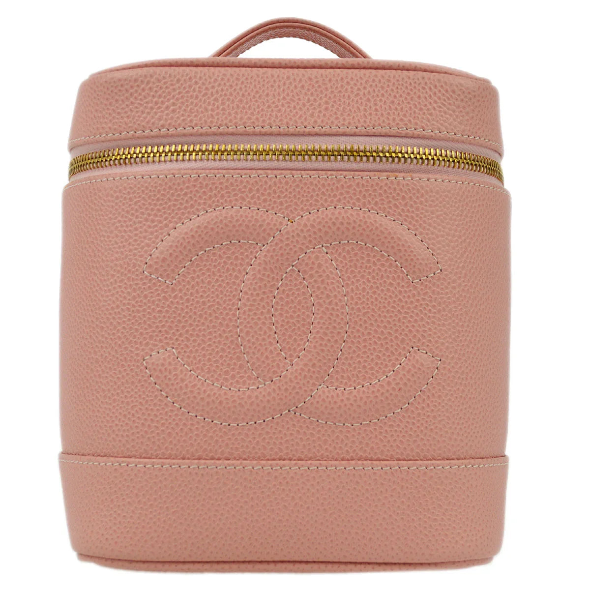 Chanel 2001-2003 Caviar Timeless Vanity Handbag