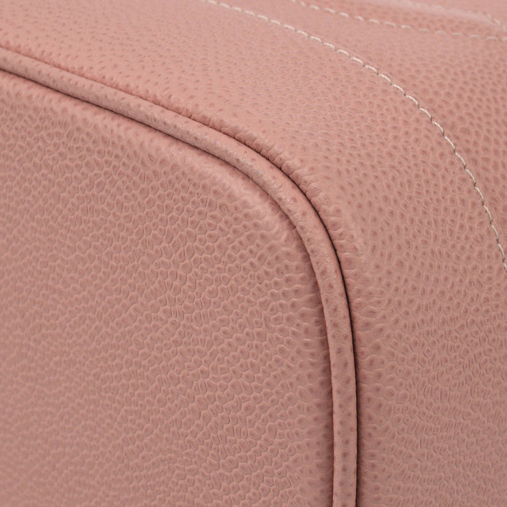 Chanel Pink Caviar Timeless Vanity Handbag