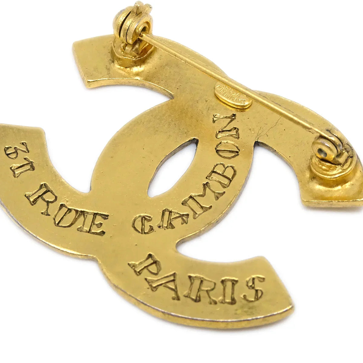 Chanel CC Brooch Pin Gold 99A