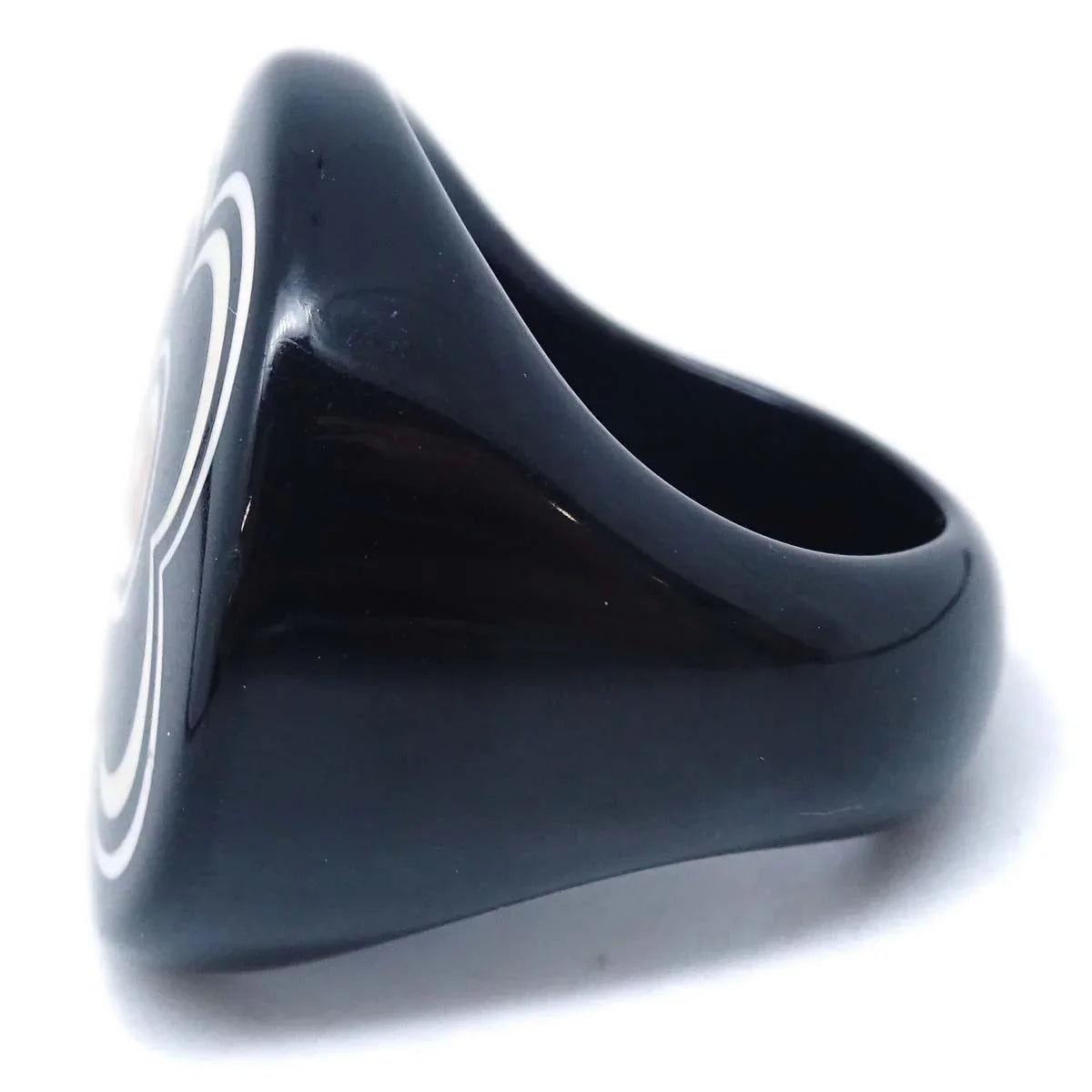 Chanel Ring Black #53 #13 01A