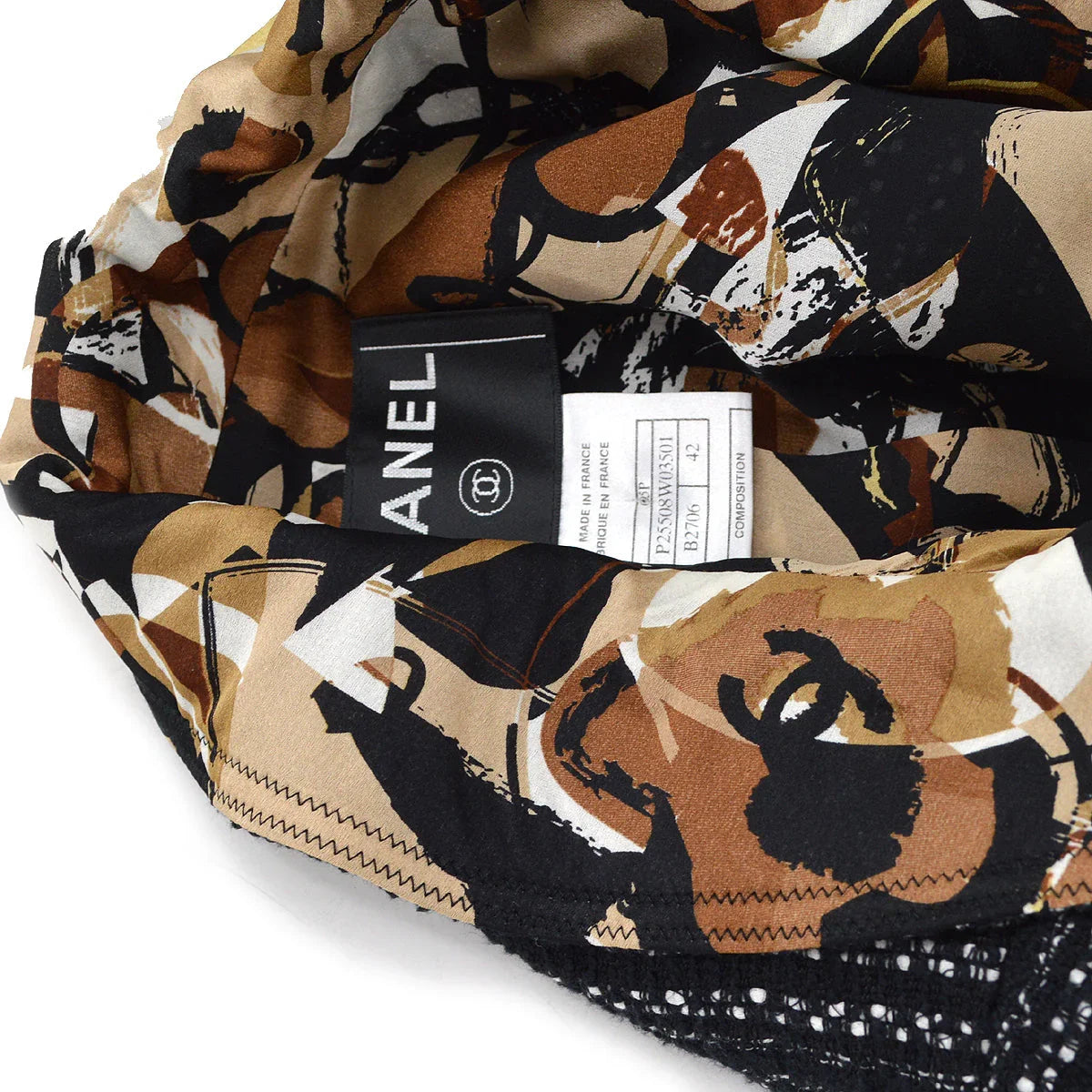 Chanel Spring 2005 Contrast Pattern Jacket #42