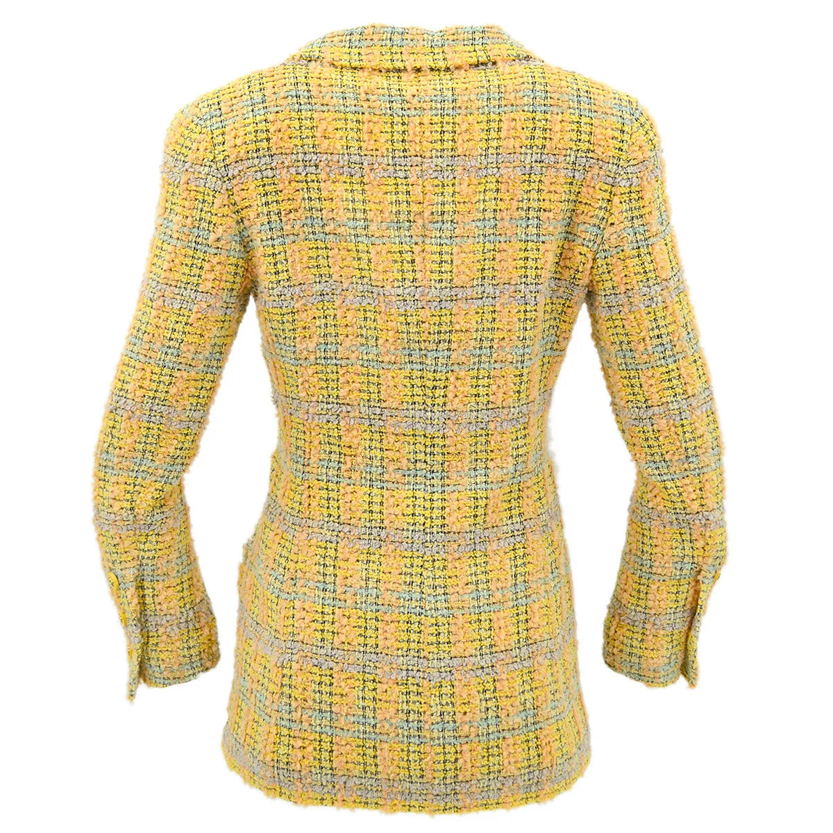 Chanel Fall 1994 single-breasted tweed jacket #36