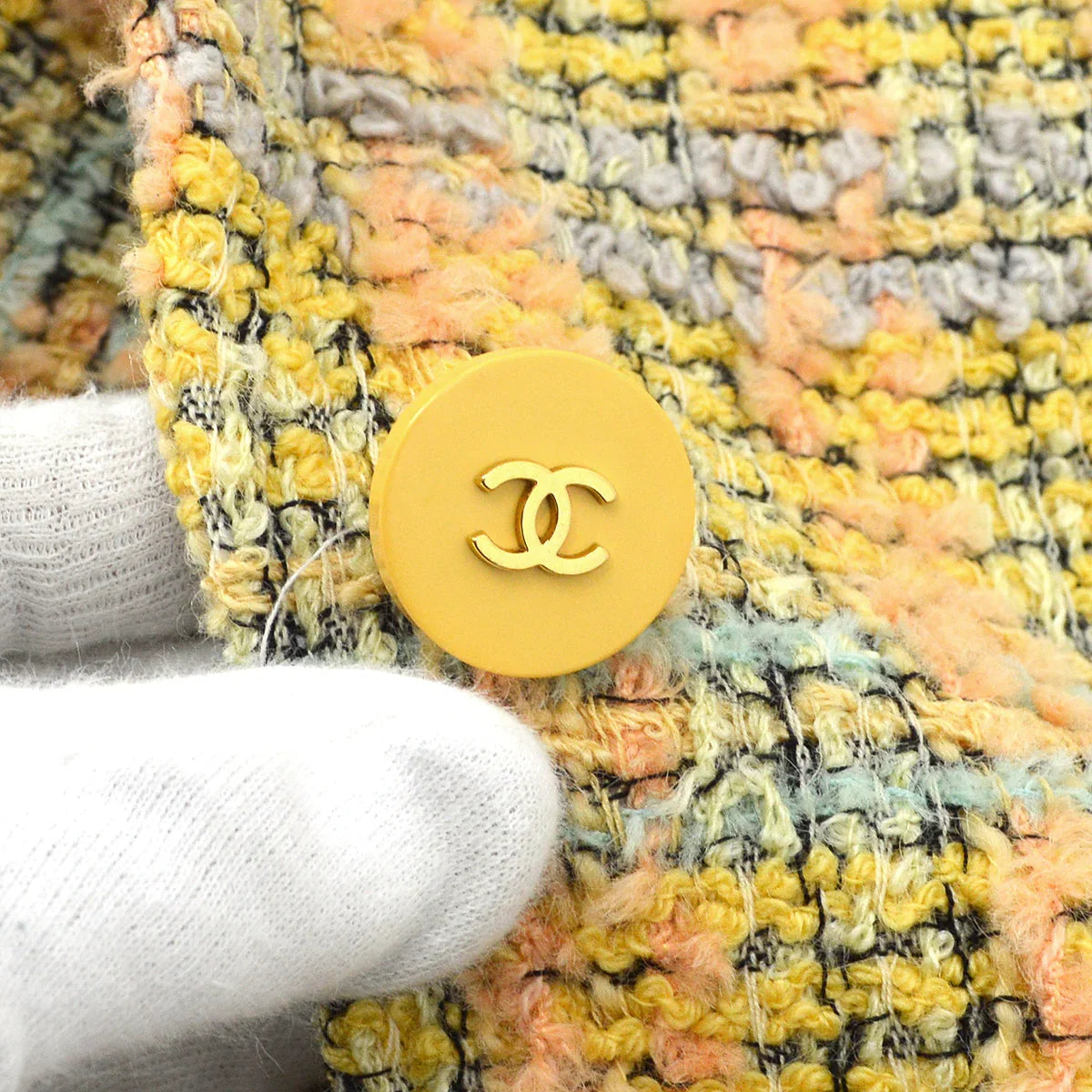 Chanel Fall 1994 single-breasted tweed jacket #36