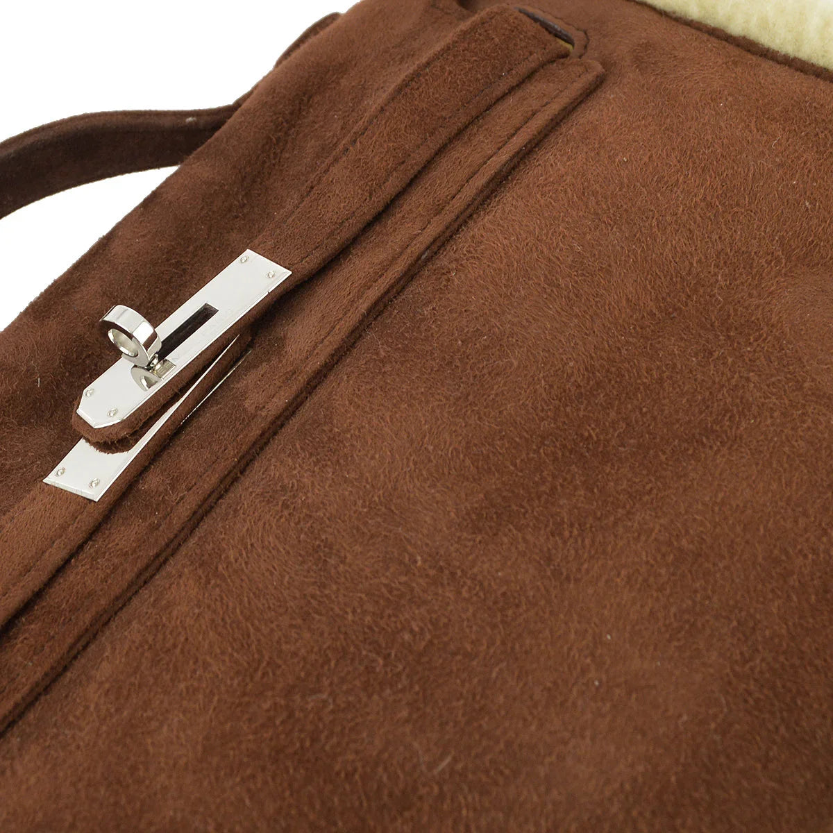 Hermes * 2007 Sheepskin Pochette Kelly