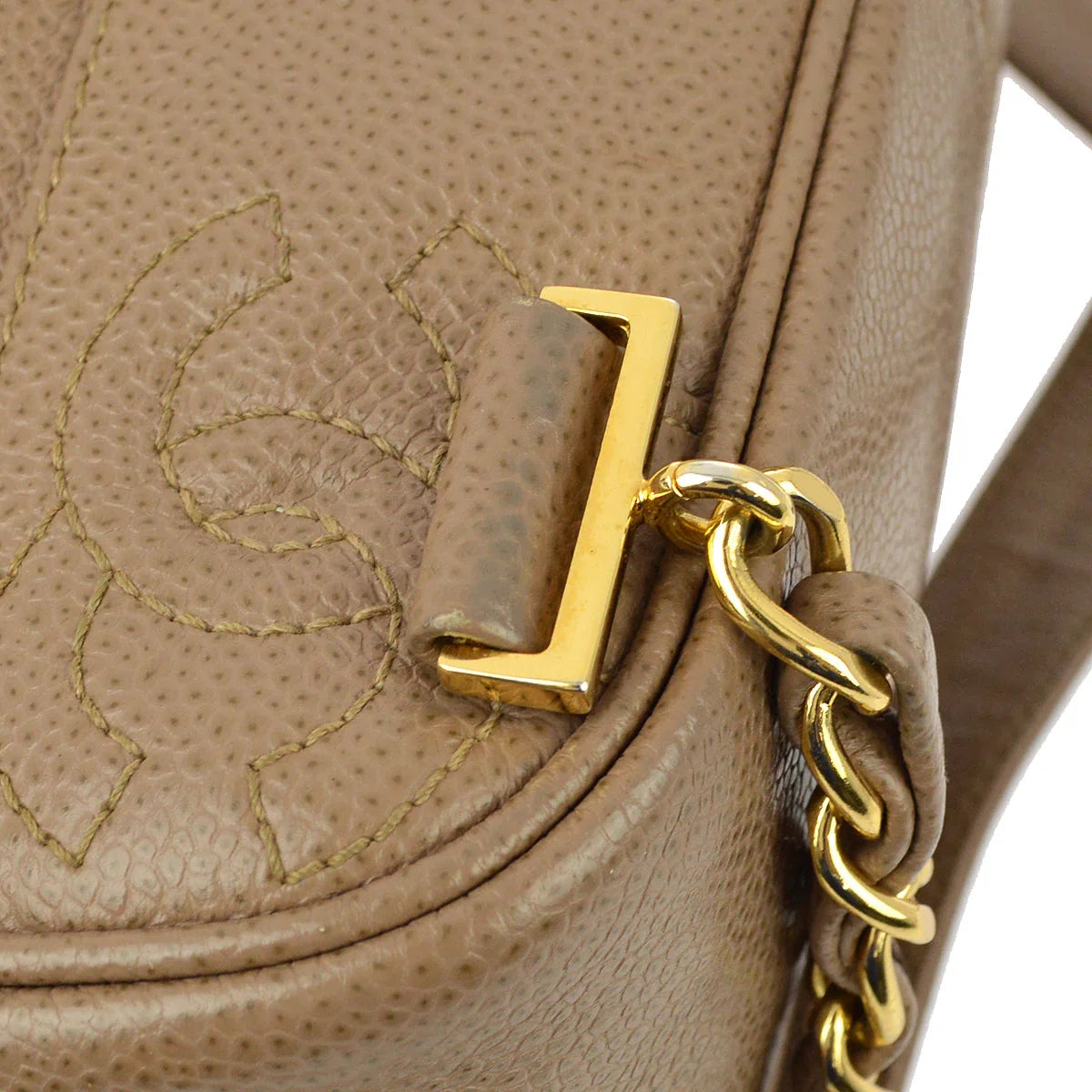 Chanel * 1996-1997 Brown Caviar Triple CC Backpack