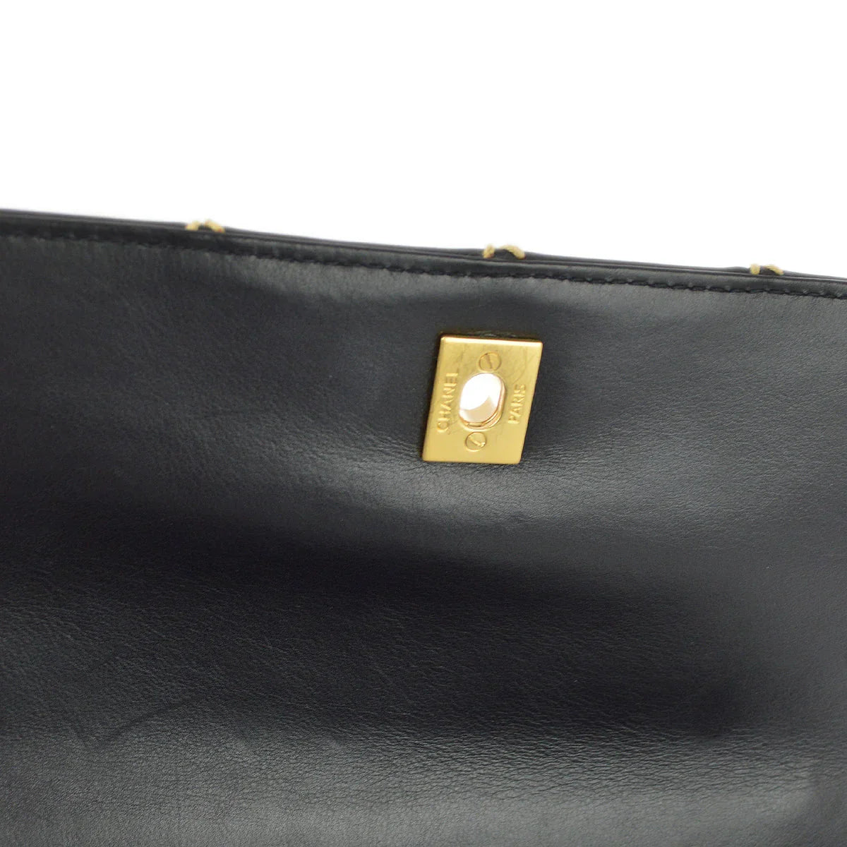 Chanel 2004-2005Black Calfskin Wild Stitch Kelly 30