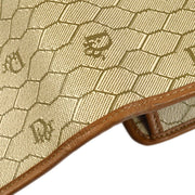 Christian Dior Beige Honeycomb Handbag