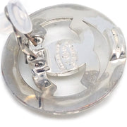 Chanel Turnlock Earrings Clip-On Silver 97P