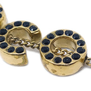Chanel Rhinestone COCO Gold Chain Bracelet 01A